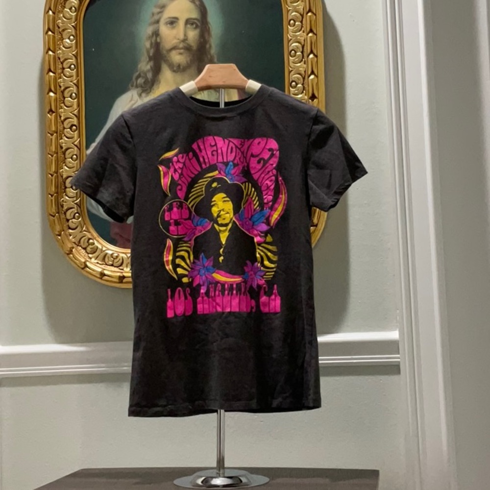 Authentic Hendrix (2020) T-Shirt XS 100% Cotton, Charcoal/Grey with Graphic
